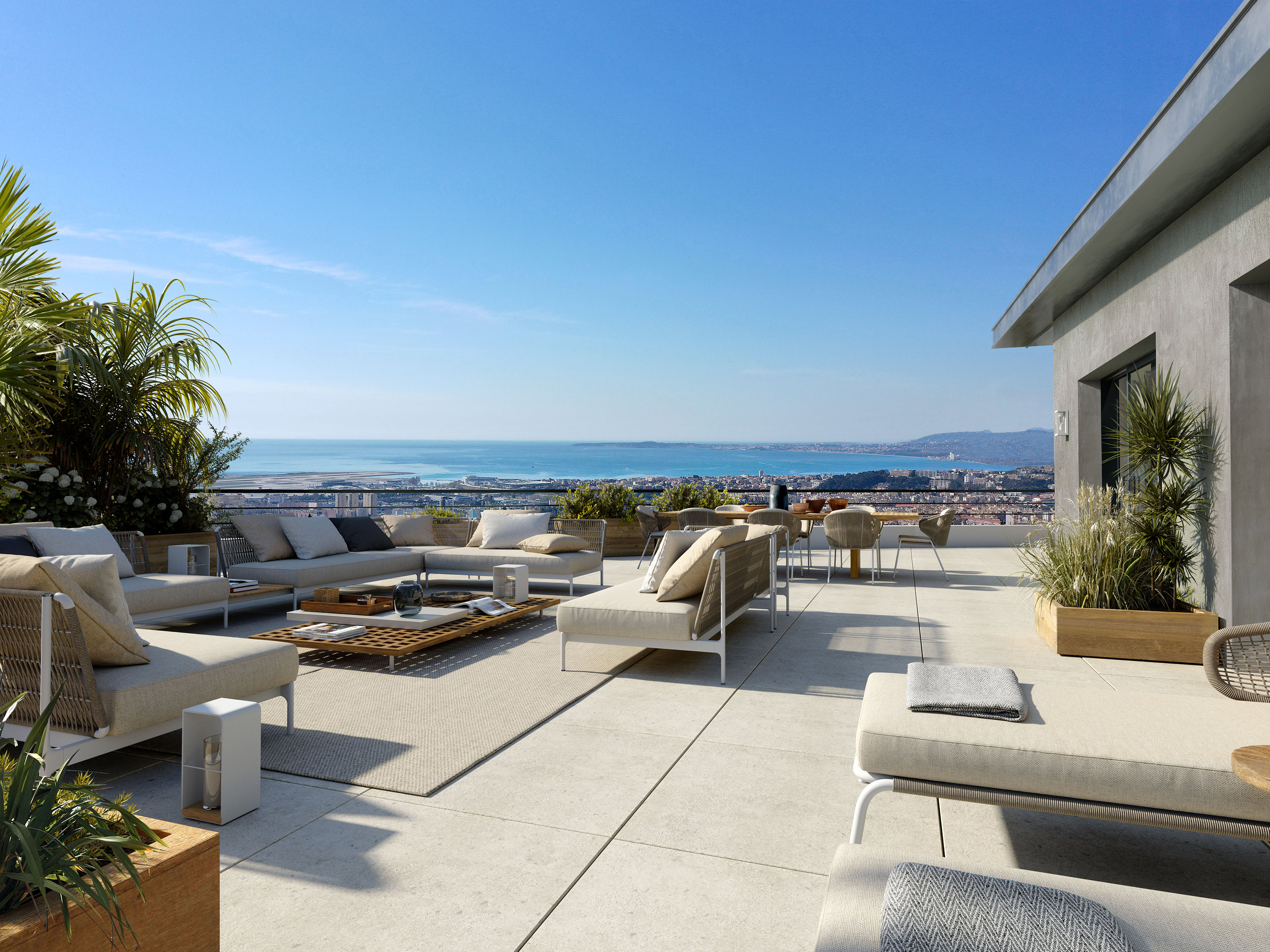 Programme Neuf : Appartement de 4 pièces à NICE (6000) surface 93m2