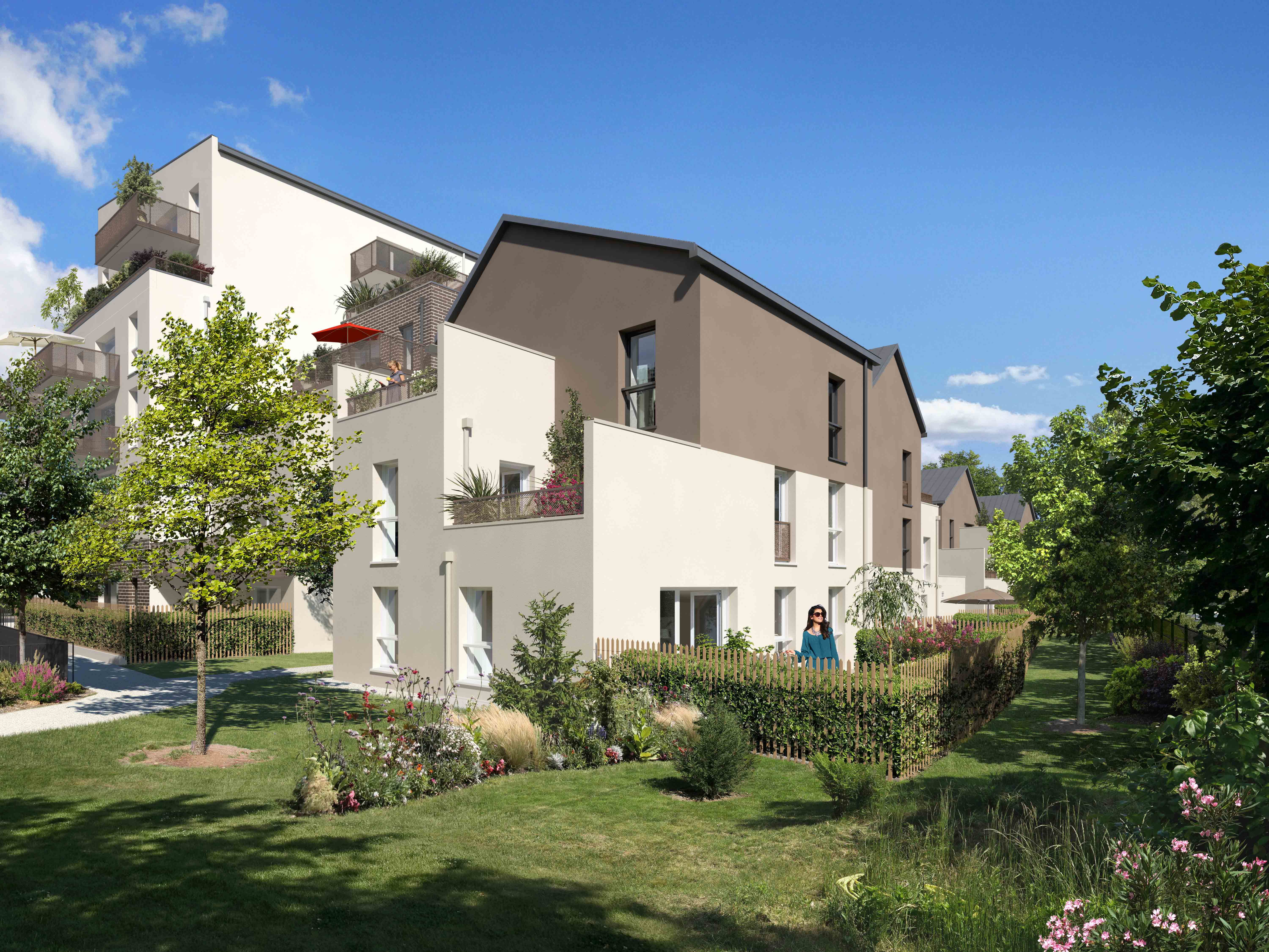 Programme Neuf : Appartement de 2 pièces à CAEN (14000) surface 41.33m2