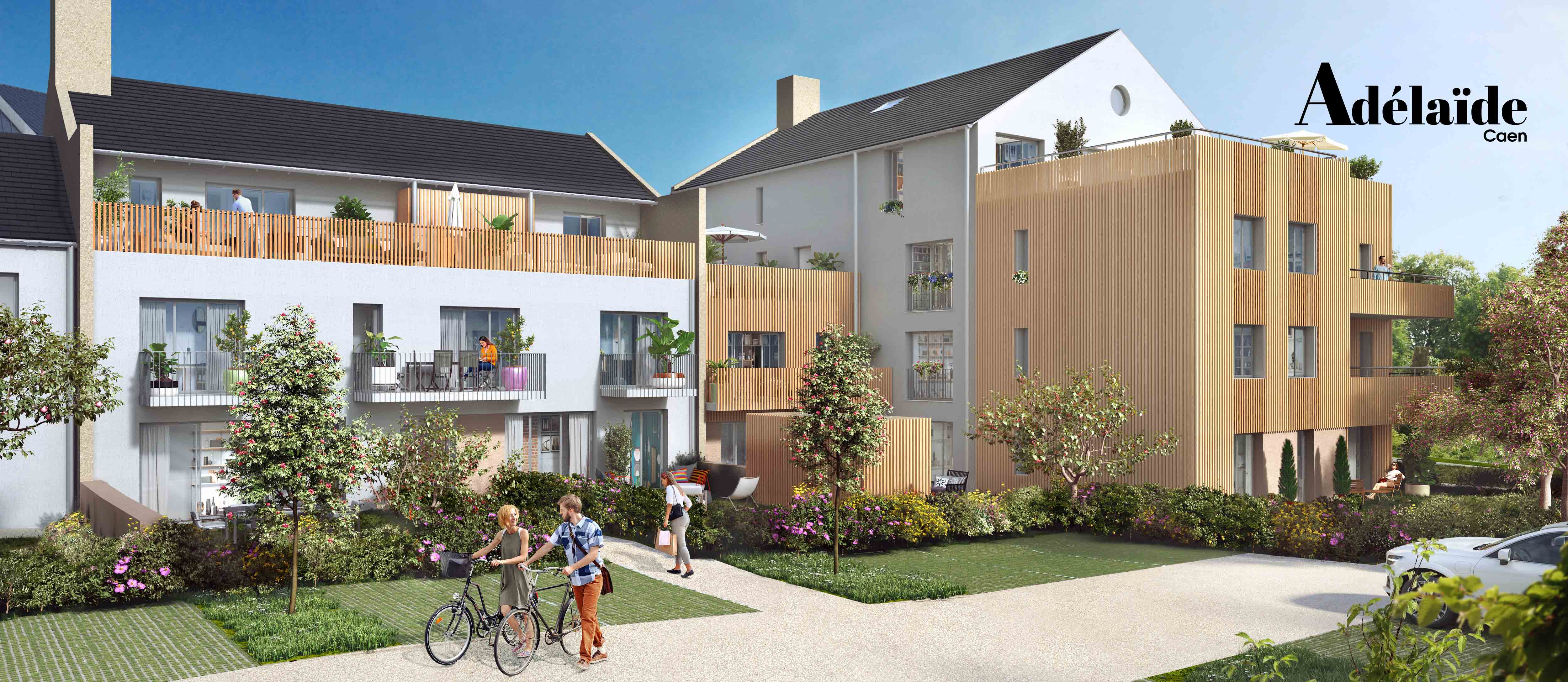 Programme Neuf : Appartement de 2 pièces à CAEN (14000) surface 49.03m2