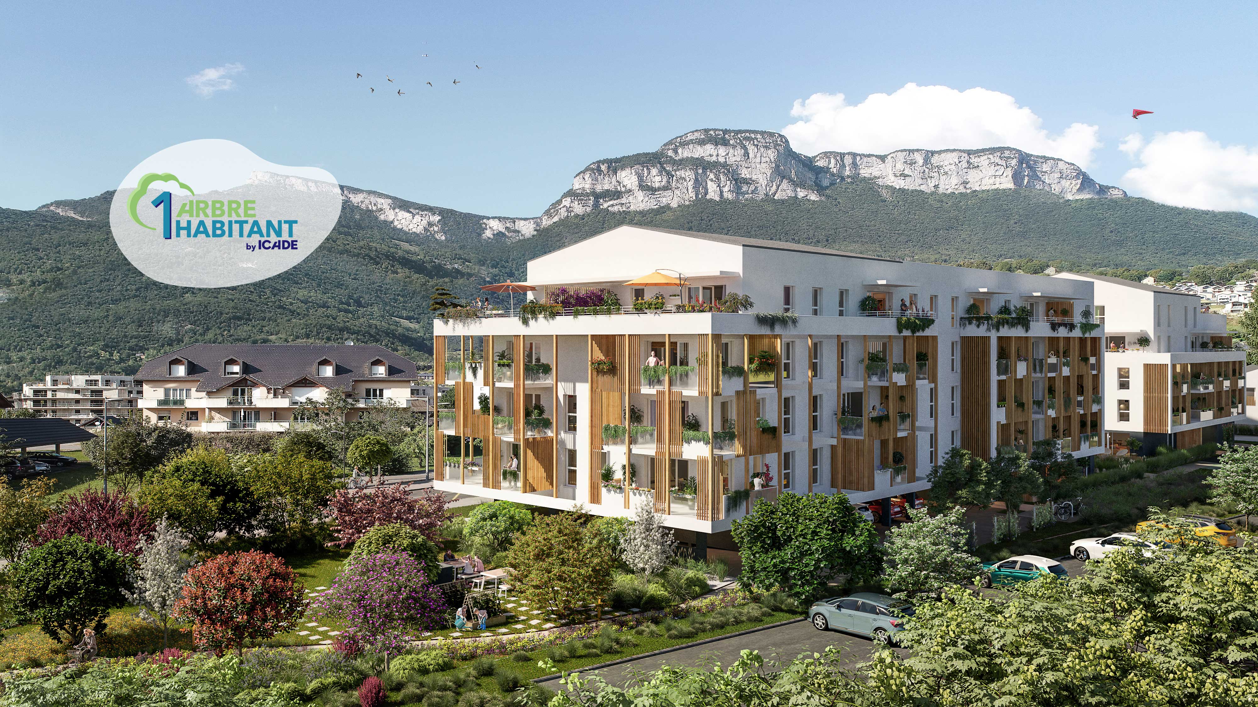 Programme Neuf : Appartement de 2 pièces à BARBY (73230) surface 52m2