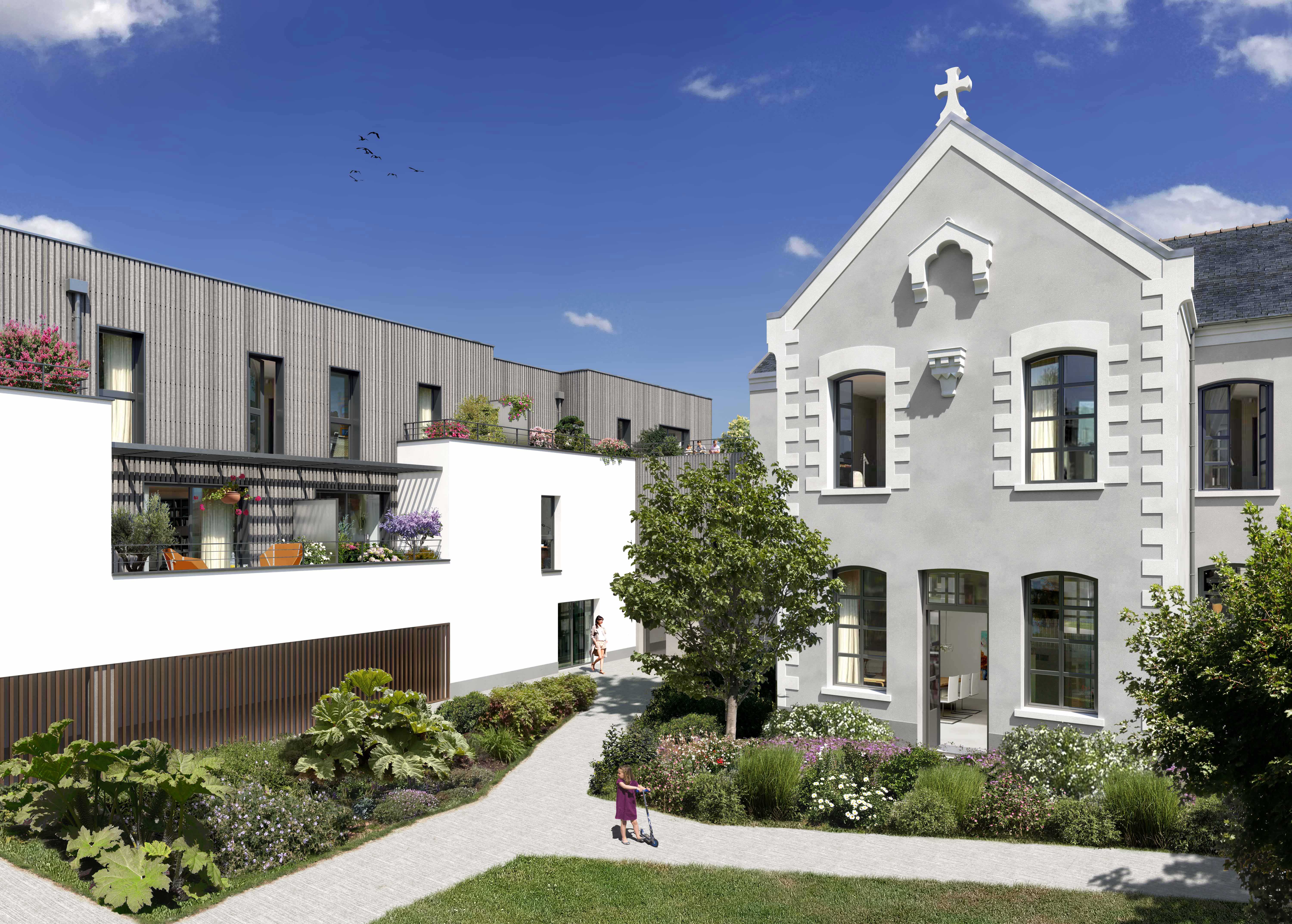 Programme Neuf : Appartement de 3 pièces à NANTES (44000) surface 60.74m2