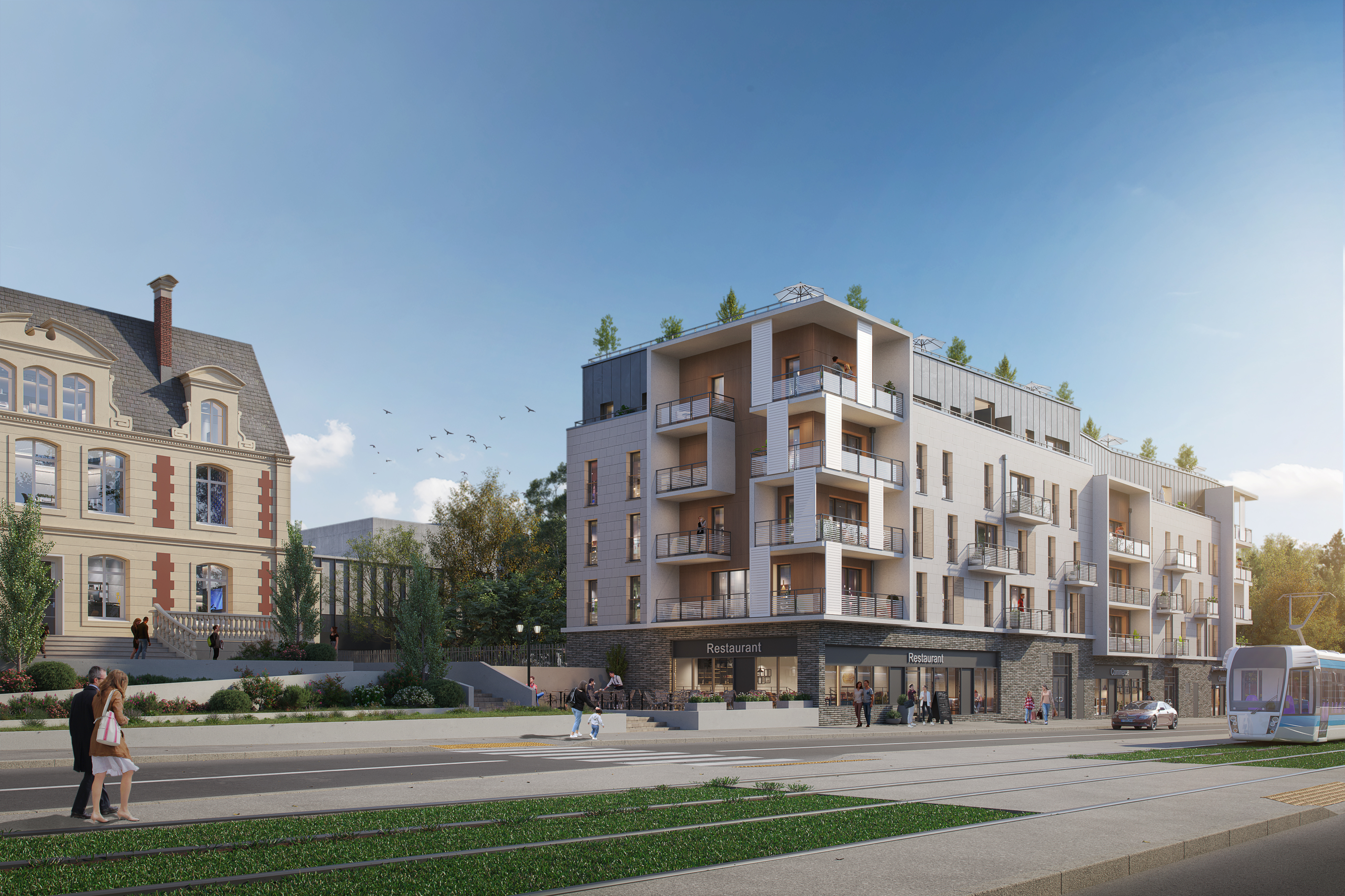 Programme immobilier neuf CHATENAY MALABRY 2 à 5 pièces (92290)