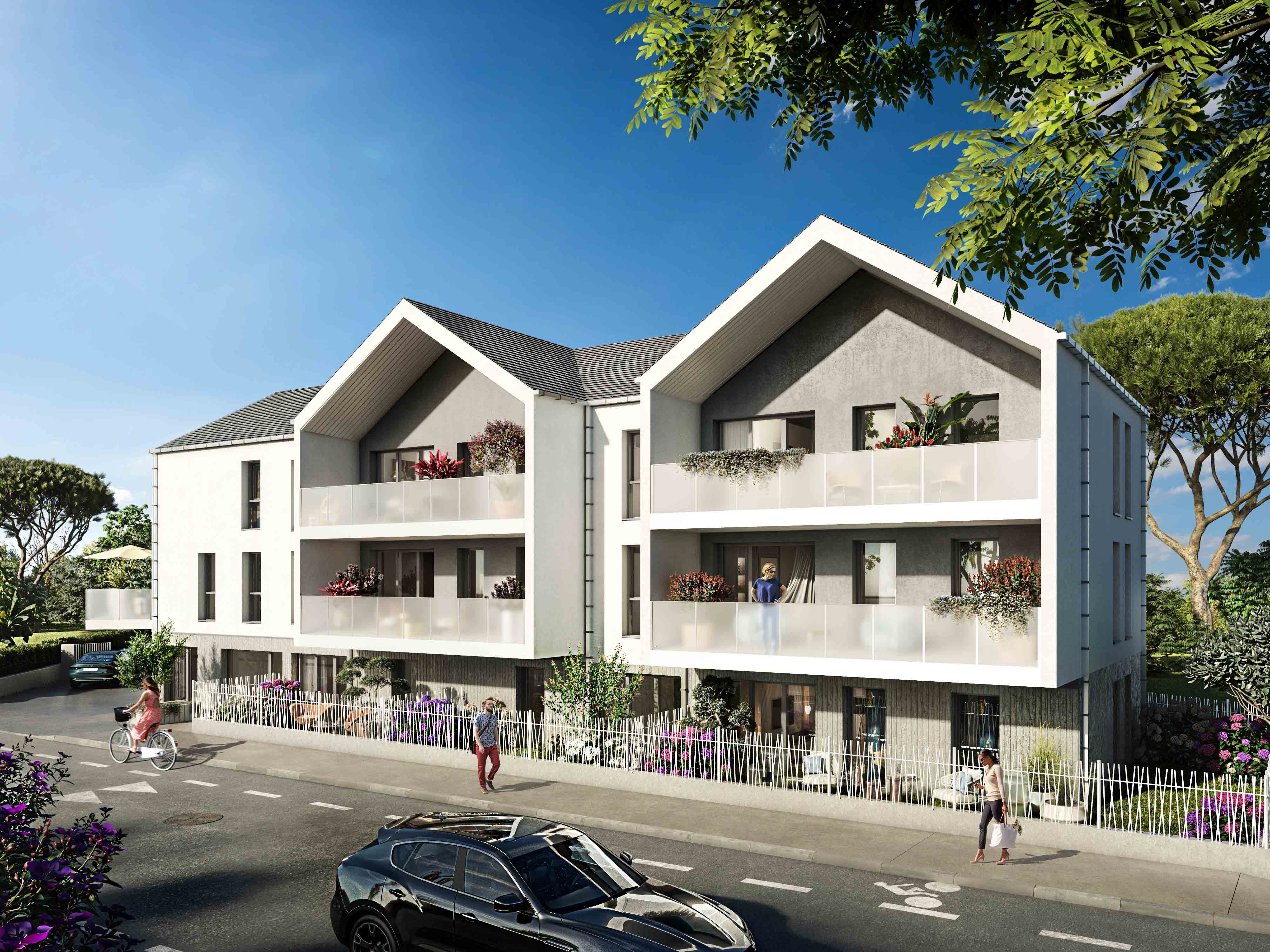 Programme Neuf : Appartement de 3 pièces à ERDEVEN (56410) surface 66.4m2